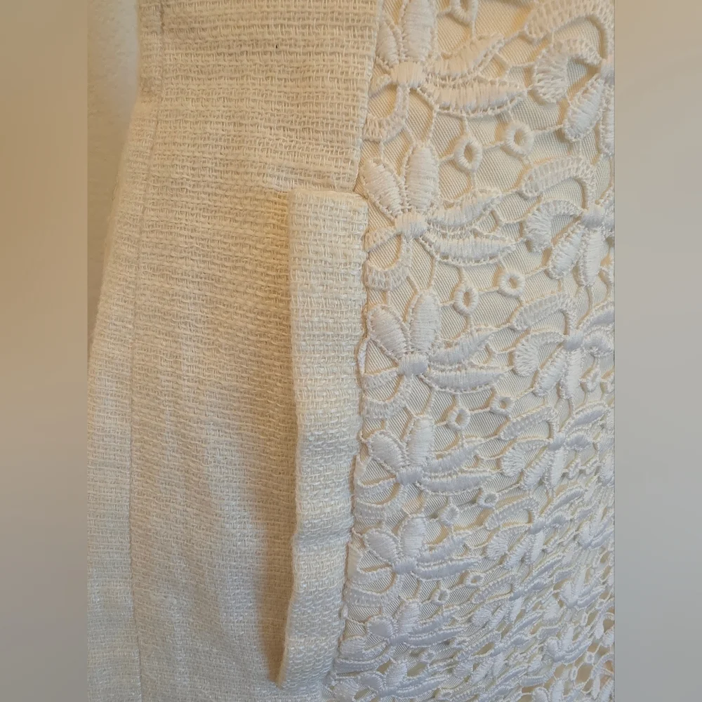 SALE Zara XS Ivory Shorts - Picture 4 of 10